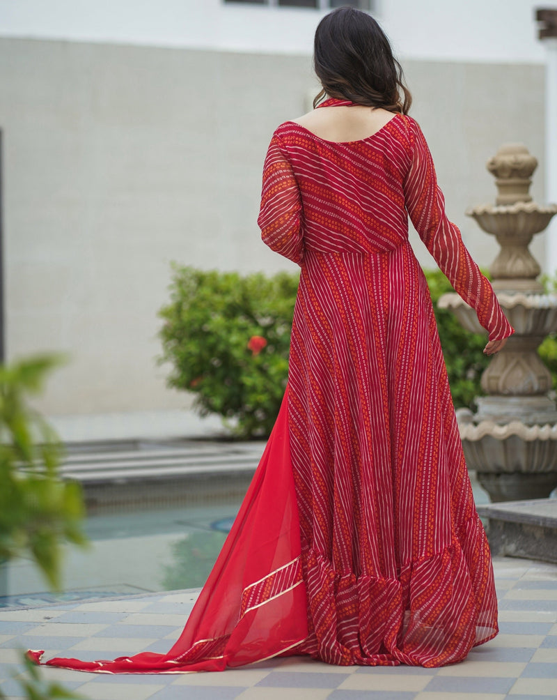 Buy Bridal Red Suit Indian Dress Bollywood Punjabi Bandhani Salwar Suits  Lehenga Designer Salwar Kameez Party Wear Indian Dress Online in India -  Etsy